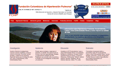 Desktop Screenshot of hipertension-pulmonar.org