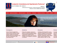 Tablet Screenshot of hipertension-pulmonar.org